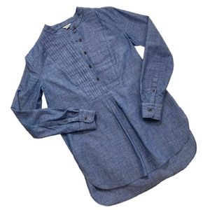 Fossil Denim Long Sleeve Tunic Size XS